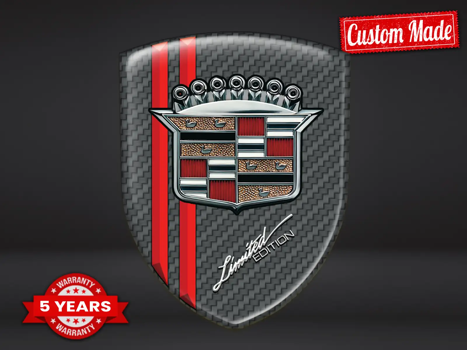 Cadillac Windschutzsticker Limitiert Anpassbar Modern